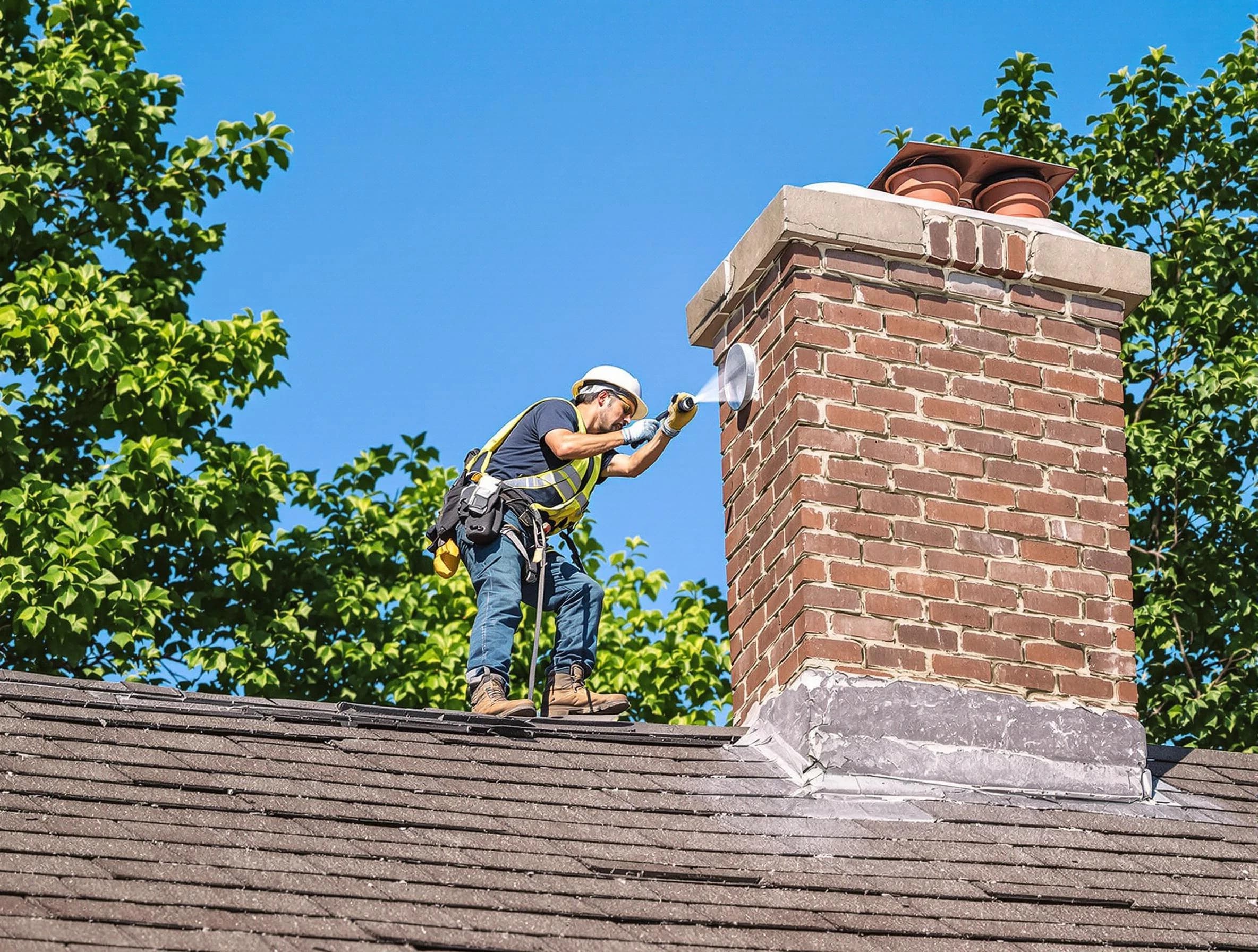 Mesa Chimney Sweep performing an inspection with advanced tools in Mesa, AZ