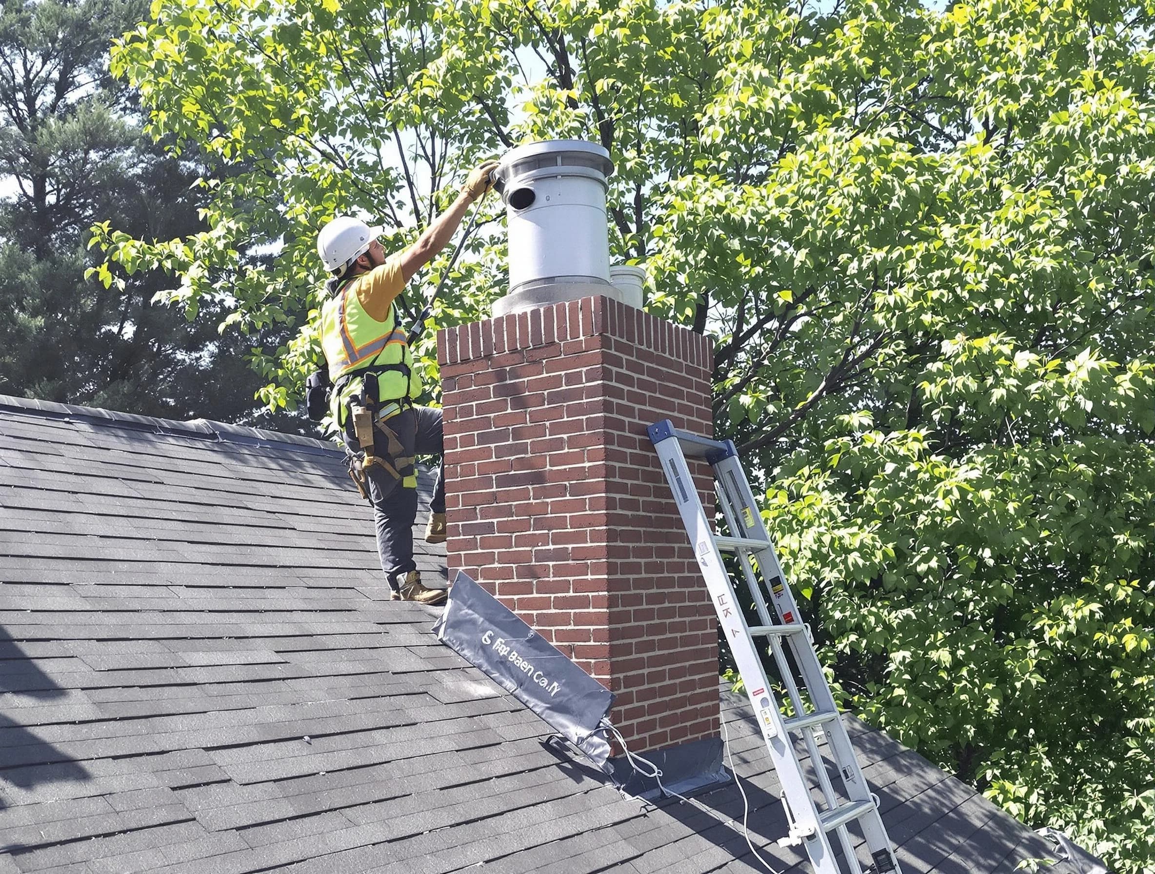 Chimney liner inspection by Mesa Chimney Sweep in Mesa, AZ