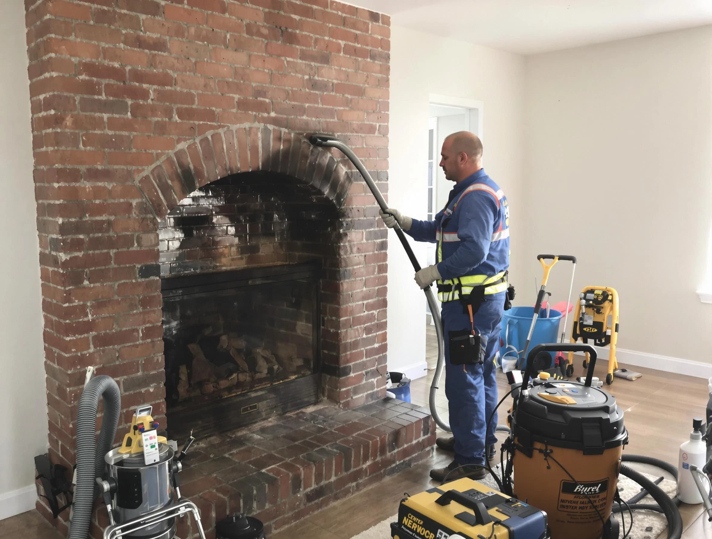 Mesa Chimney Sweep expert performing detailed chimney sweep in Mesa, AZ