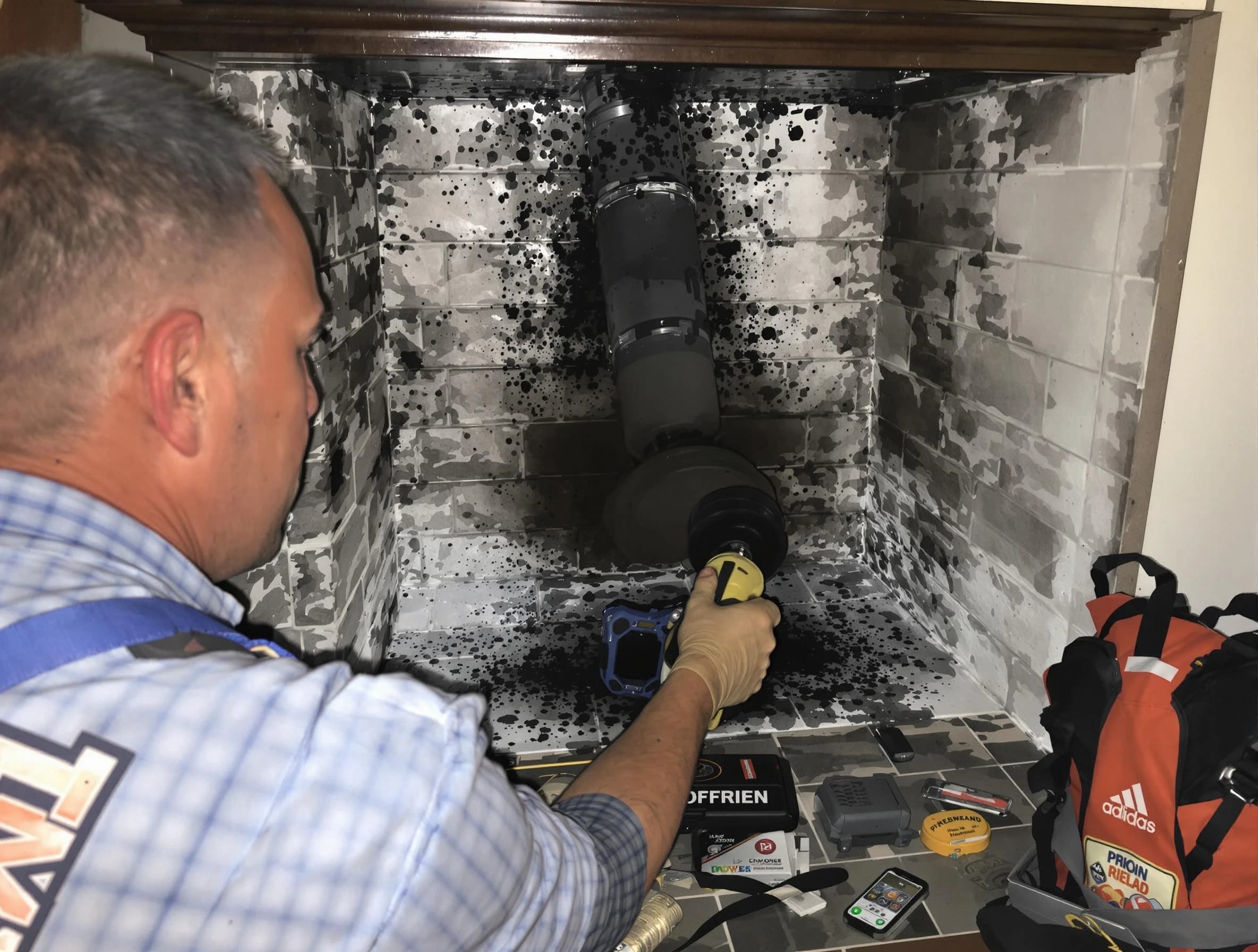 Creosote removal service by Mesa Chimney Sweep in Mesa, AZ