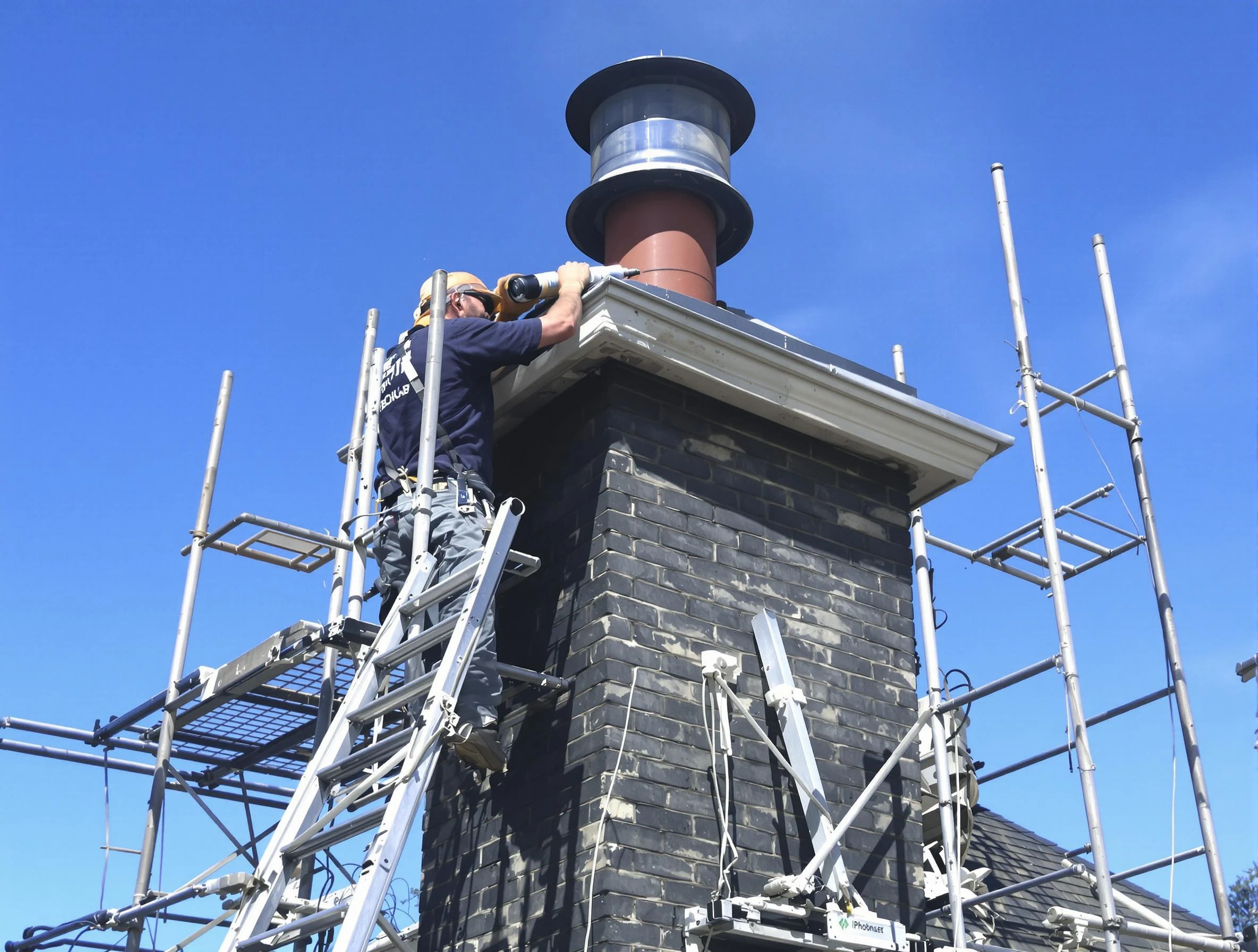 Sturdy chimney crown finished by Mesa Chimney Sweep in Mesa, AZ