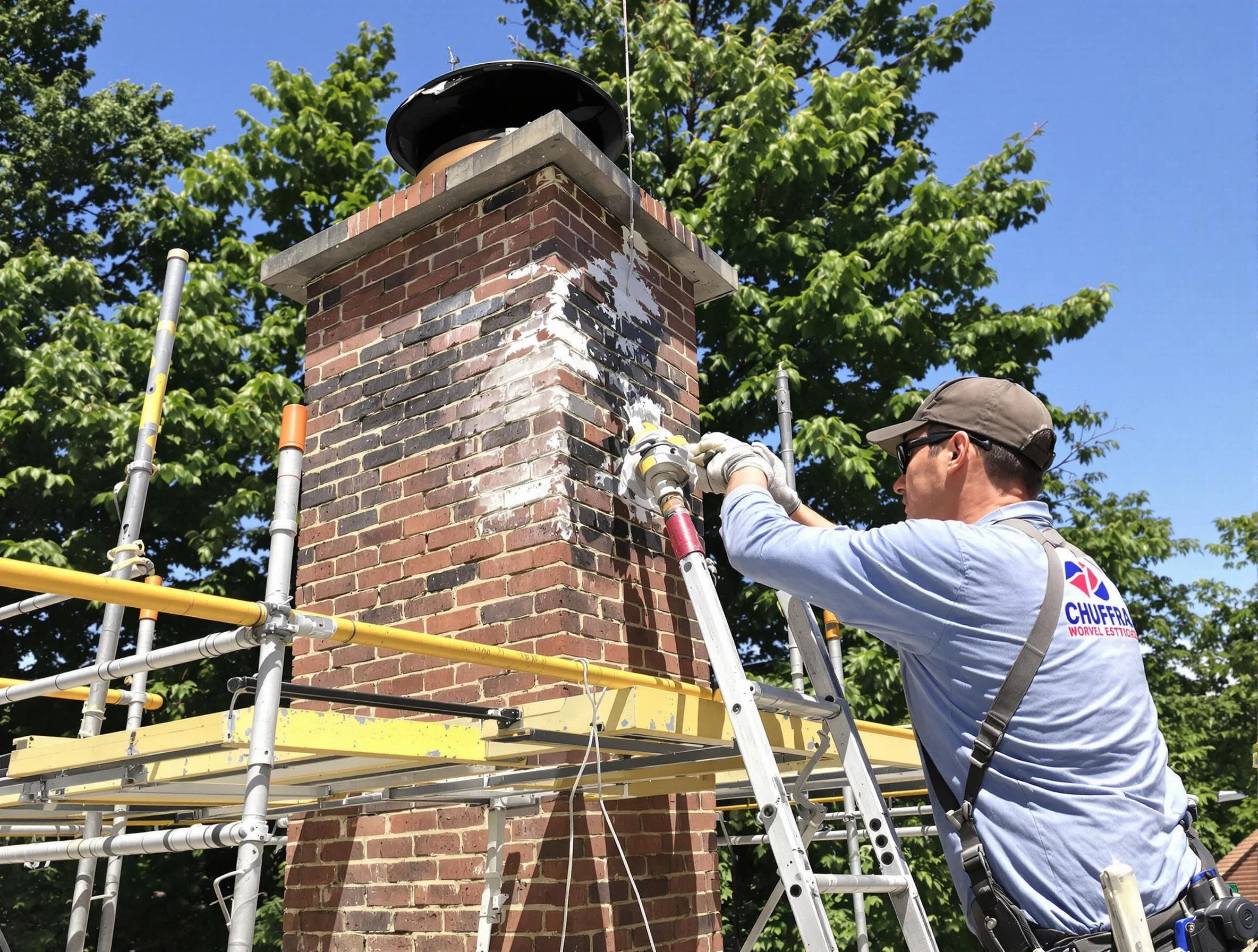 Structural chimney repair by Mesa Chimney Sweep in Mesa, AZ